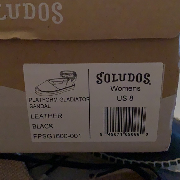 NIB SOLUDOS GLADIATOR SANDALS - Picture 10 of 10